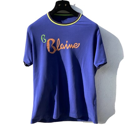 T-Shirt Harmont & Blaine Qualitätsmarke Autentico 100% Original Sommerblau