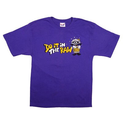 The Oyster Pub Daytona Beach Florida Do it in the Raw Mens Medium T-Shirt Purple