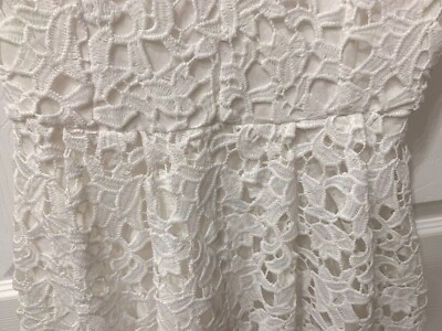 ASTR THE LABEL WHITE LACE MIDI DRESS SPAGHETTI STRAPS LINED WOMENS XS | eBay ASTR THE LABEL WHITE LACE MIDI DRESS SPAGHETTI STRAPS LINED WOMENS XS | eBay