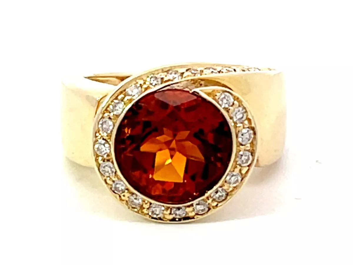 Ebay citrine cheap ring