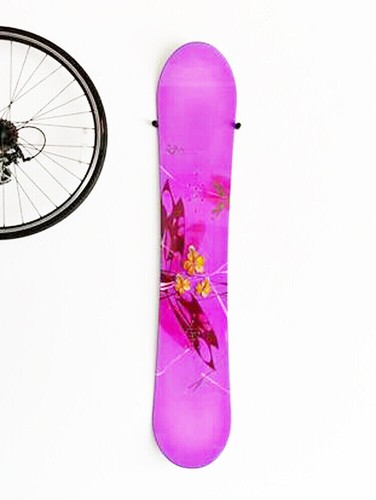 Snowboard Wall Storage Rack Snowboard Wall Mount Wall Display 4/PK - No Board - Picture 10 of 10
