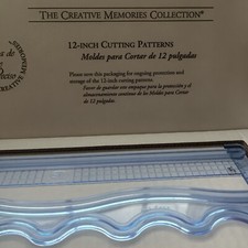 Creative Memories Custom Cutting System 12-Inch Cutting Patterns-Wavy Straight