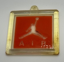 Vintage Nike Air Jordan Keychain Fire Red Jordan Hang Tag Jumpman Shoe Rare