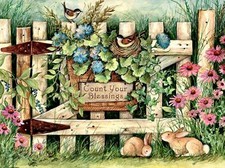 Chart Needlework DIY - Counted Cross Stitch Patterns - Count Your Blessing