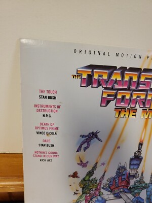 Transformers The Movie Original Motion Picture Soundtrack Vinyl LP