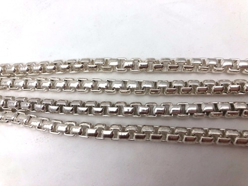 Sterlingsilber 0,925 ~ Schwer ~ 5 mm Runde Box Kette 18"" - 24"" Hummer Verschlüsse - Bild 5 von 9