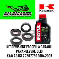 KIT REVISIONE FORCELLA PARAOLI PARAPOLVERE OLIO Kawasaki Z 750 Z750 2004 2005
