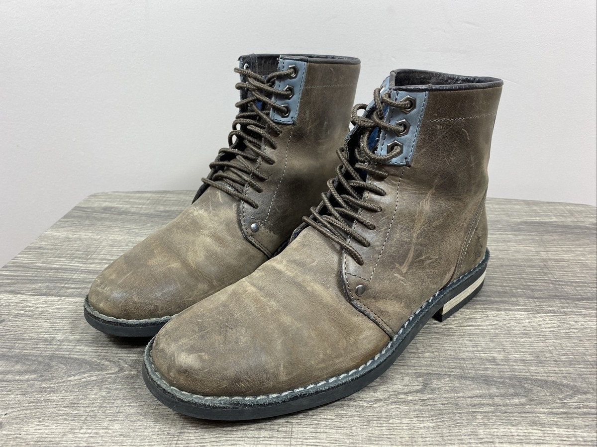 Original Penguin Jerry Jeff boots size 12 Original Penguin Jerry Jeff Men Distressed Brown Boots 7.5  main image 4