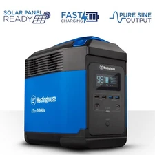 Westinghouse Open Box Power Station 1500/3000-Watt Lithium-Ion Solar Panel Ready