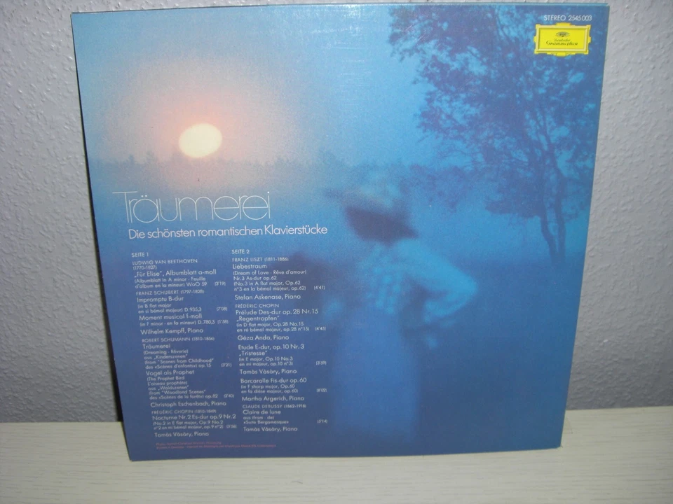 Schallplatte LP / TRÄUMEREI ( DIE SCHÖNSTEN ROMANTISCHEN KLAVIERSTÜCKE ) Vinyl - Bild 2 von 2