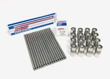 PUSHRODS Set/16+Flat Tappet Hydraulic Lifters/16 Chevy SB 283 305 327 350 400