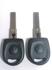 2 Vw Hu66t6 Volkswagen Transponder Chip Key Golf Jetta Passat Beetle 2000-2005