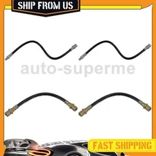 Front Rear Kit Brake Hose Line 4x For 1966 Volkswagen Beetle 1.3L