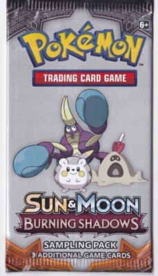 Pokemon Card - Burning Shadows - Sampling Pack - 3 Cards - Factory