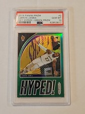 2019 Panini Prizm LeBron James #2 Get Hyped! Green PSA 10 Gem Mint Insert 