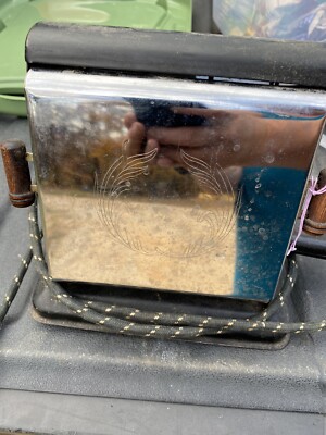 Vintage 1920 s Electric Bread Toaster With Cord - Dominion Style 1101
