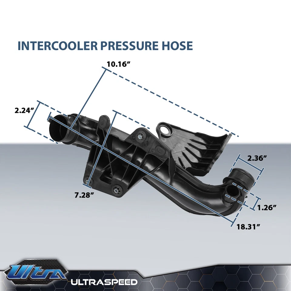 Tubo de presión intercooler turbocompresor apto para Audi A4 A5 Quattro Q5 8K0145673AJ Foto 3 de 4
