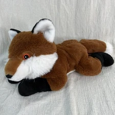 Wild Republic Realistic Red Fox Plush 13 inches Laying