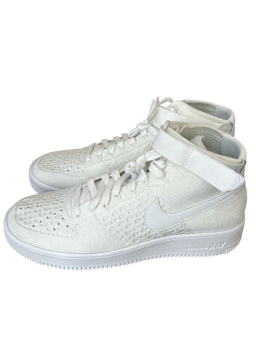 NIKE AF1 ULTRA FLYKNIT MID ナイキ　【送料込】 Size 10.5 - Nike Air Force 1 Ultra Flyknit Mid White | eBay