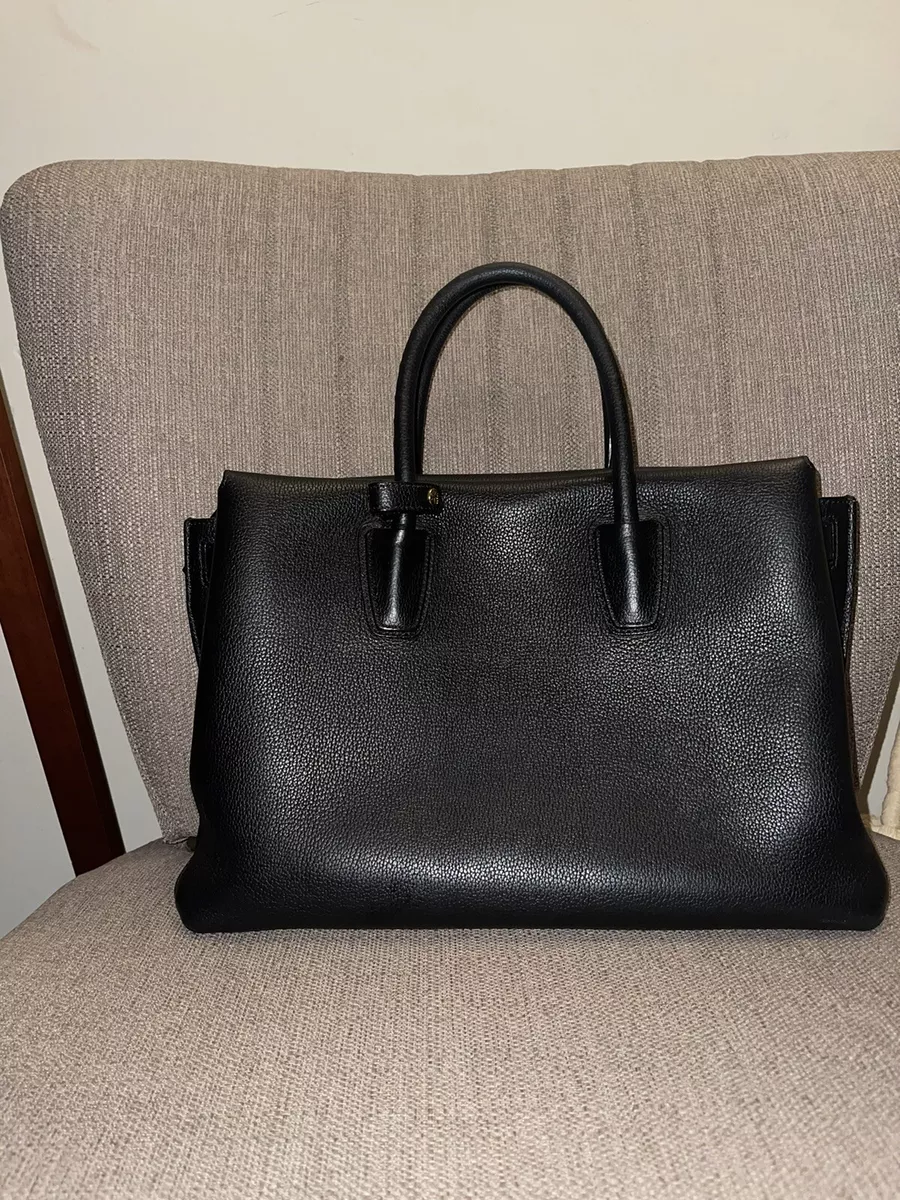 MCM Milla Tote Black Leather Bag | eBay