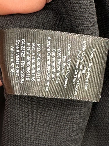 Aritzia Babaton Power Blazer 0 Oversized Black 1 Button Career Casual EUC - Picture 7 of 10
