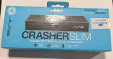 JLAB Crasher Slim Rugged Metal Portable Bluetooth Speaker - Black