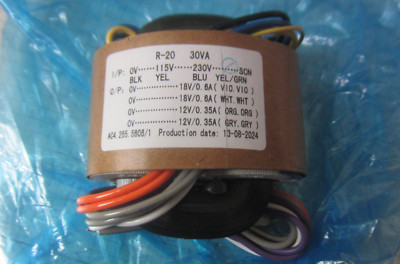 Neu Vorverstärker Ringkerntransformator 30VA Dual 18V+Dual 12V Transformator