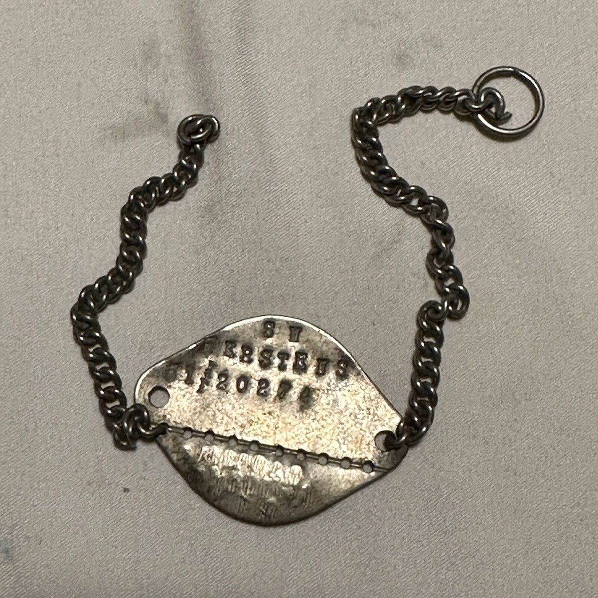 M1918 Belgian Dogtag Bracelet WW1 WWII Original | eBay