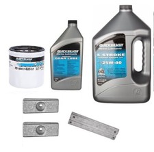 kit tagliando motore fuoribordo mercury f40/60 efi 4lt olio + filtro + anodi 