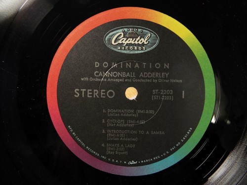 CANNONBALL ADDERLEY DOMINATION LP VINYL ALBUM - Picture 3 of 4