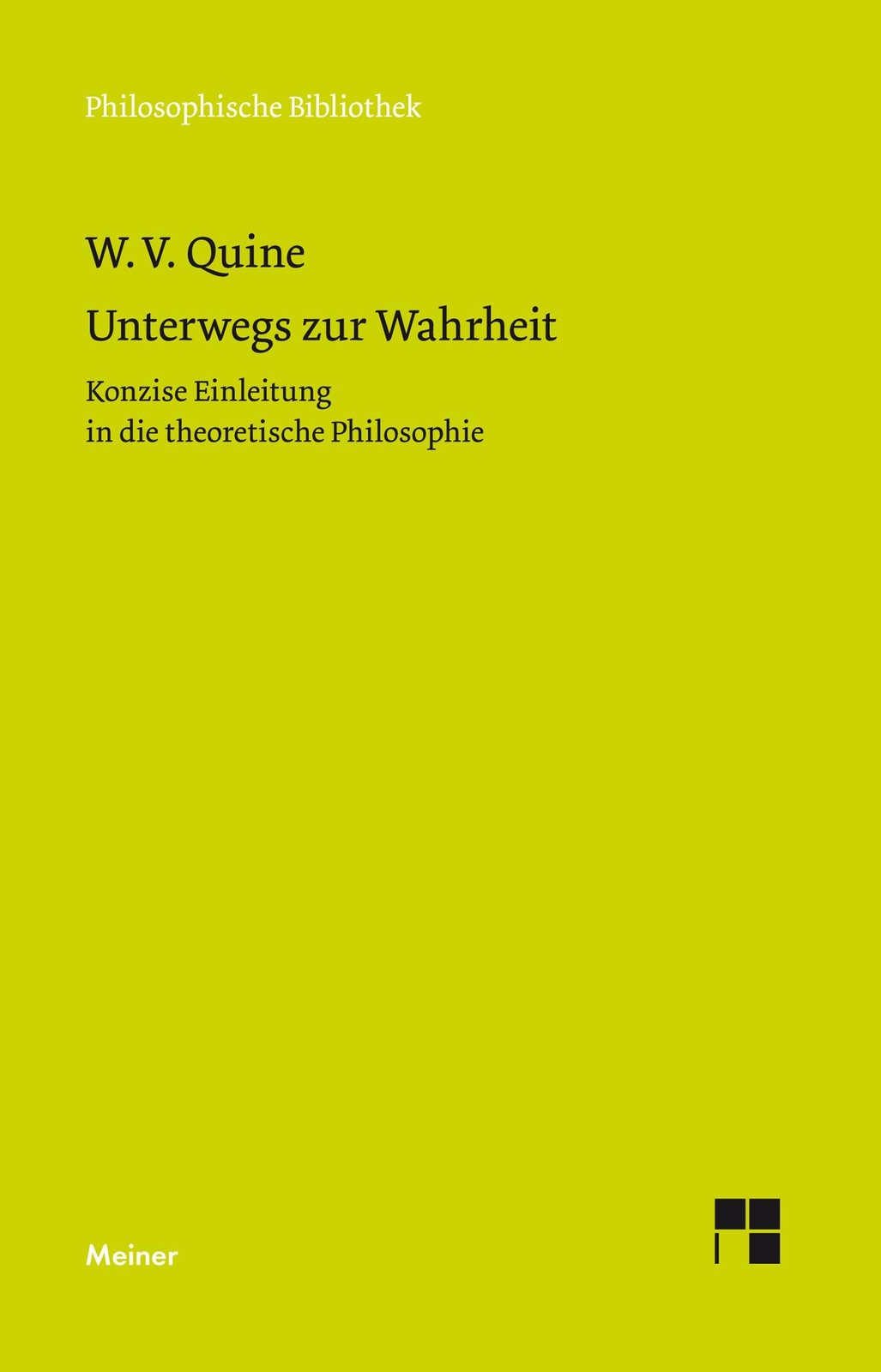 Thumbnail - Unterwegs Zur Wahrheit Willard Van Orman Quine