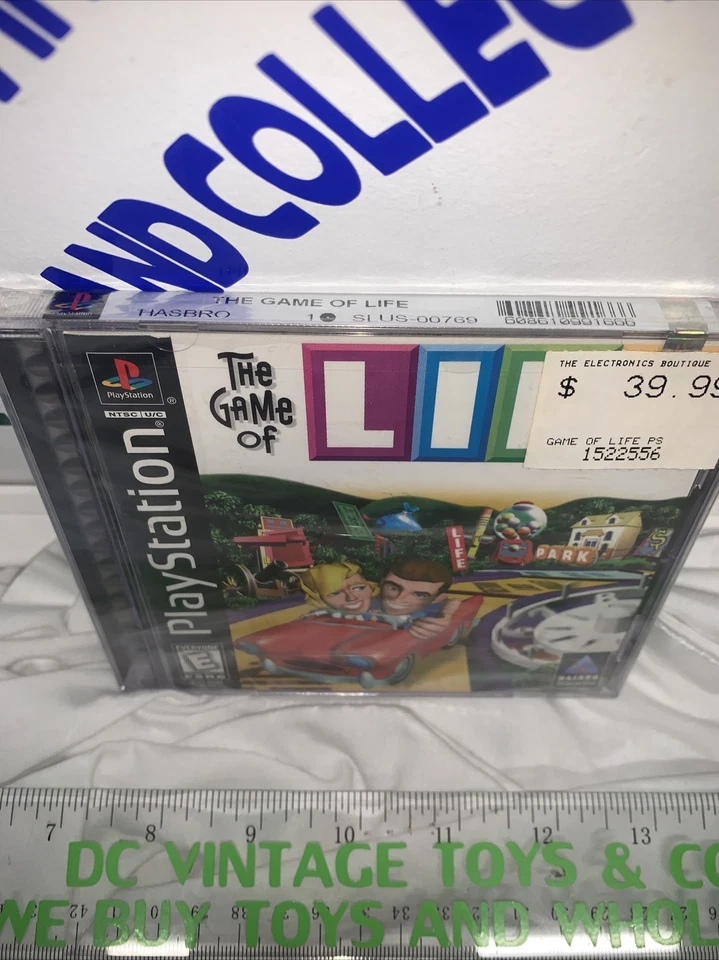 Game of Life (Sony PlayStation 1, 1998) New Sealed Very Nice With Hang Tab L@@K - Image 4 of 4