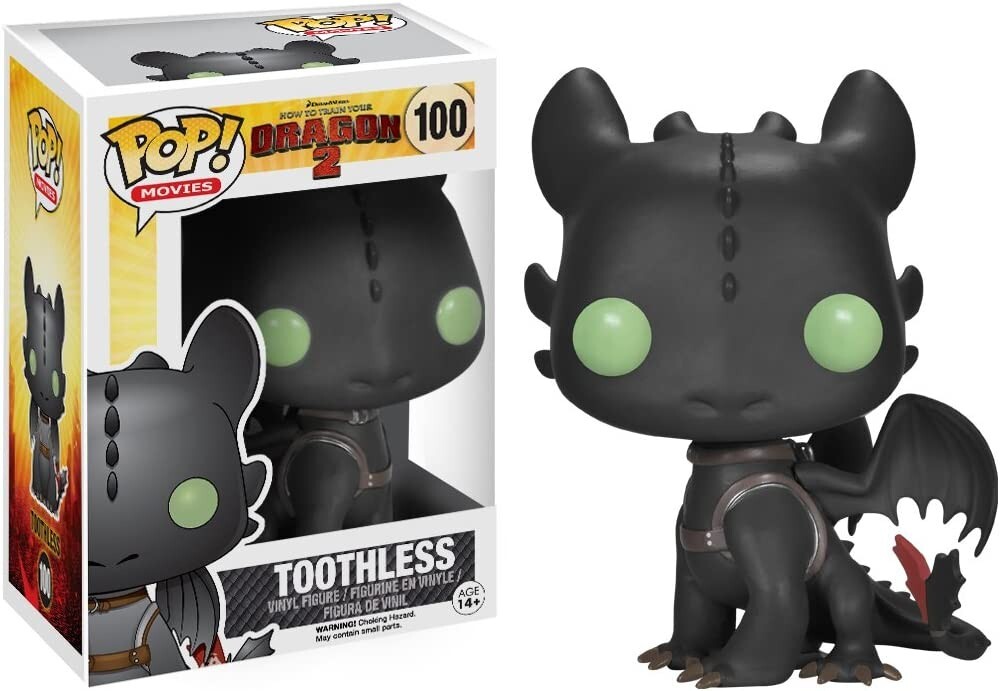 【海外限定版】Funkoヒックとドラゴントゥース ケース付き toothless Pop! Deluxe Toothless | Funko