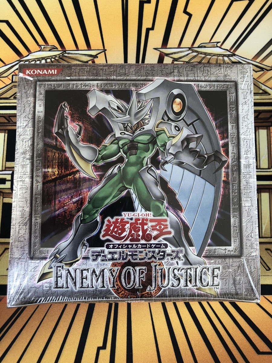 遊戯王 - ENEMY OF JUSTICE 未開封BOX 　管理01 1BOX ENEMY OF JUSTICE 未開封BOX」の激安通販 | magi