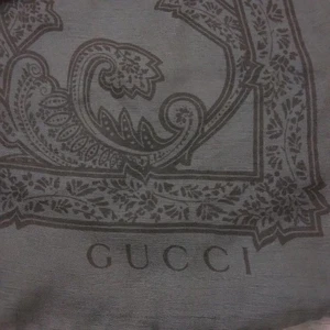 GUCCI Black Silk Scarf Japan