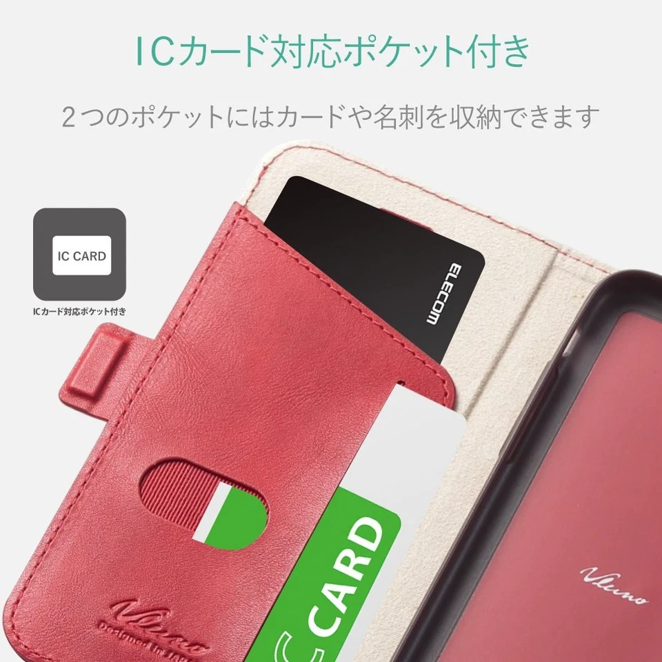 Funda iPhone 8 Tipo Notebook Cuero Imán Lateral con Función de Soporte Tarjeta IC Comp Foto 4 de 4