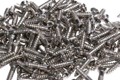 1954/55 Vintage style Pickguard Screws Nickel #4x1/2' fits Fender  Qty.50