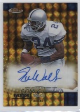 2024 Finest Flashback Gold Geometric Refractor 5/50 Everson Walls Auto 1l8x