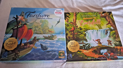Everdell Farshore Essentials + Welcome to Everdell NEW Sealed Board Game Bundle