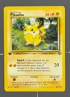 1999 Pokemon Jungle Pikachu 60/64 1st Ed. WOTC LP