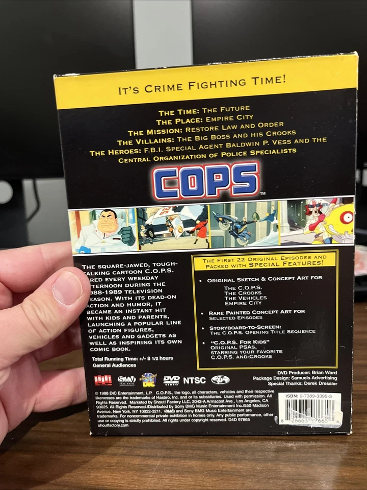 COPS the ANIMATED series DVD Set 4 Discs Box Set - Image 3 of 4