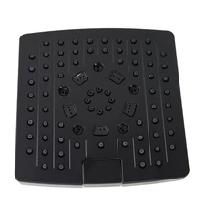 Brizo 87406-BL-2.5 Essential 2.5 GPM H2Okinetic Square Shower Head - Matte Black