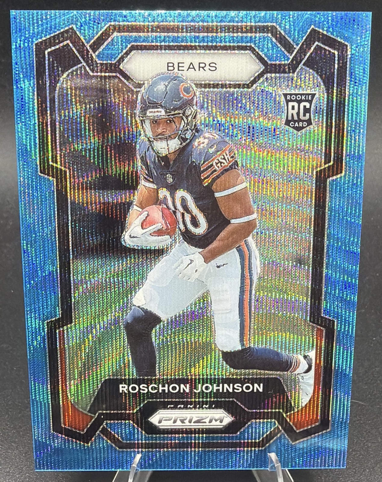 Roschon Johnson Panini Prizm #314 Blue Wave