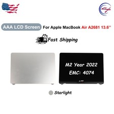 AAA LCD Display Screen For Apple MacBook Air A2681 M2 2022 13.6in Starlight
