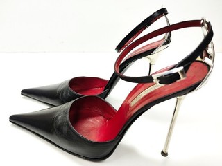 Gianmarco Lorenzi T. 40 Sexy Stiletto Tacones Altos Hecho en Italia