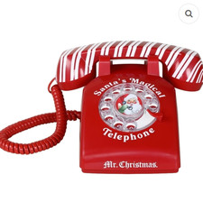 Mr. Christmas Santa's Magical Telephone, Red Interactive Toy Phone