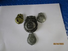 SPECIAL POLICE CHILDRENS BADGES LOT OF 4 PCS VINTAGE