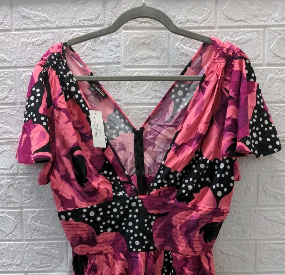 Nuevo Mameluco Trashy Diva Camilla Lunares Rosa Talla 10 Foto 2 de 4