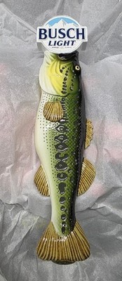 Busch Light Brand New Bass Fishing Beer Tap Handle  Reel One In  New In Box!!
