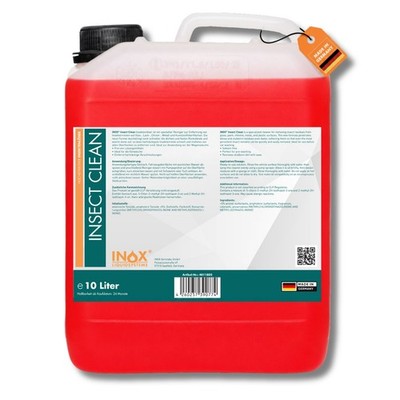INOX  Insect Clean Insektenreiniger, 10L - Insektenentferner Autoreinigung
